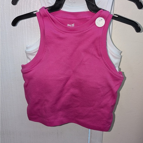 Pink Racerback Tank Top - Picture 1 of 4
